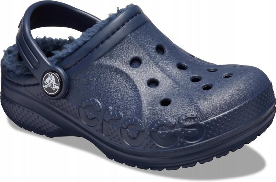 Crocs Baya Lined Clog Kinderen Ocieplane NAVY