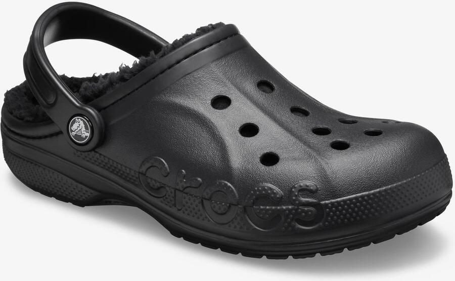 Crocs Baya Lined heren klompen gevoerd zwart Clogs
