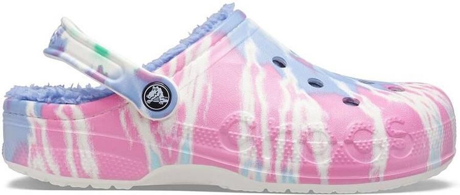 Crocs Baya Lined Tiedye Graphic Clog Pink Lemonade US M11