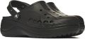 Crocs Baya Dames Klompen Platform Zool Zwart Croslite Materiaal - Zwart