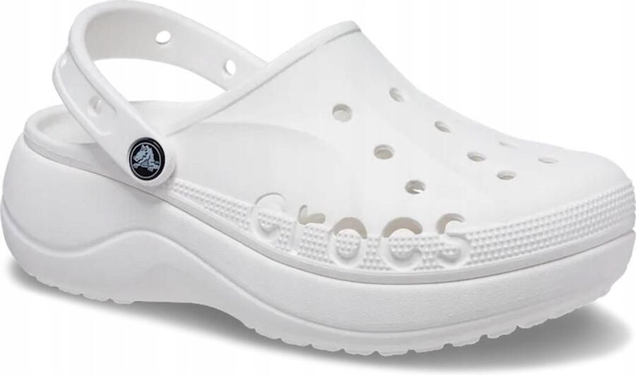 Crocs Baya Platform Clog voor Dames White 37-38 Comfortabel & Duurzaam