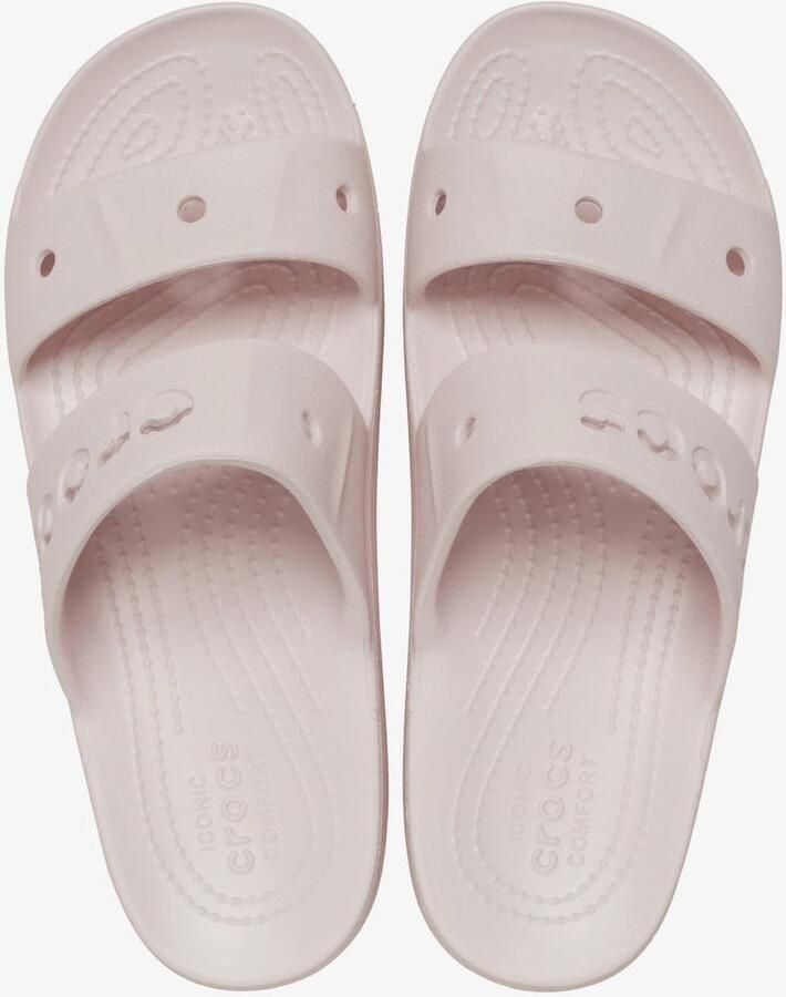 Crocs Baya Platform dames slippers lichtroze