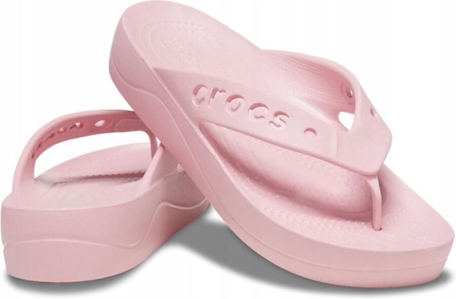 Crocs Baya Platform Dames Teenslippers 39-40 Petal Pink