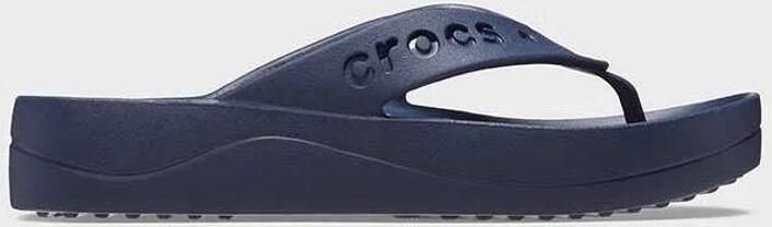 Crocs Baya Platform Flip Navy US W10