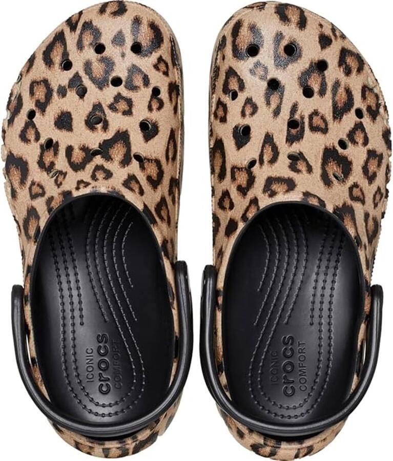 Crocs Baya Platform Printed Clog Black Multi