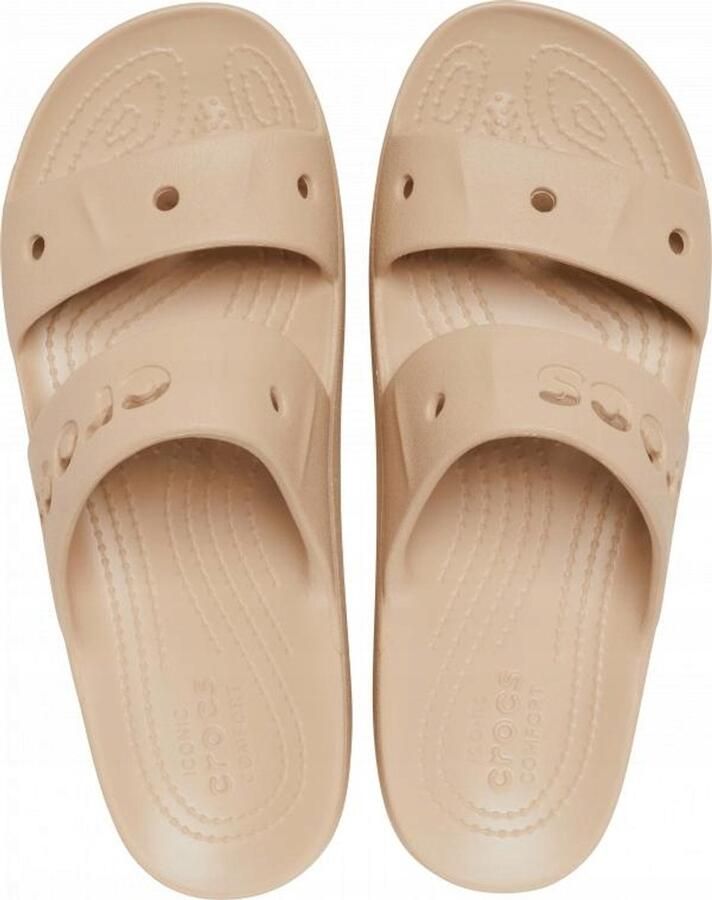 Crocs Baya Platform Sandalen Damesslippers Chai Croslite