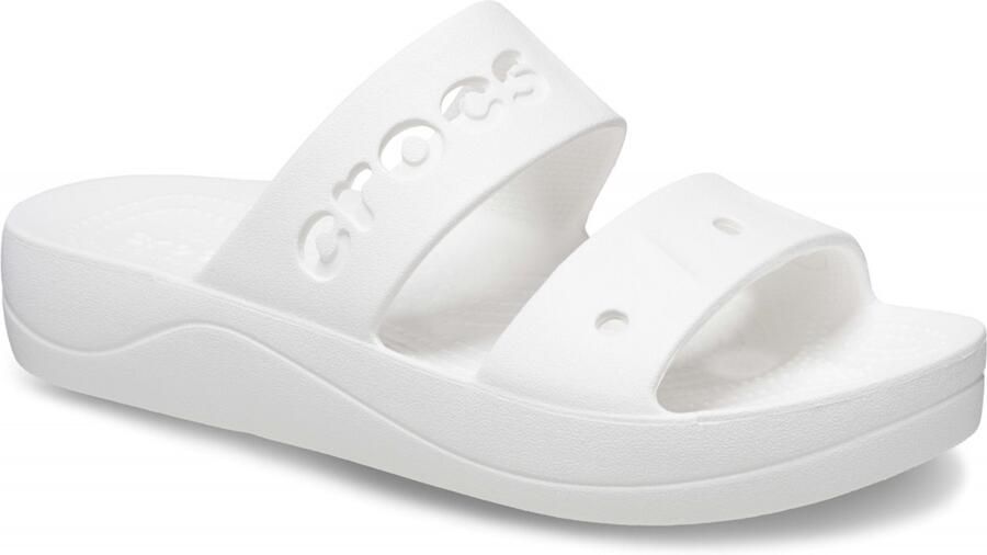 Crocs Baya Platform Sandalen Hoogte Platform Wit