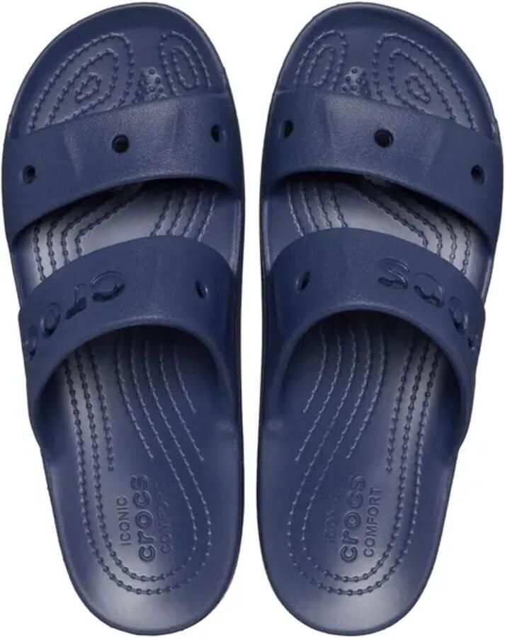 Crocs Baya Platform Sandalen Navy US W8
