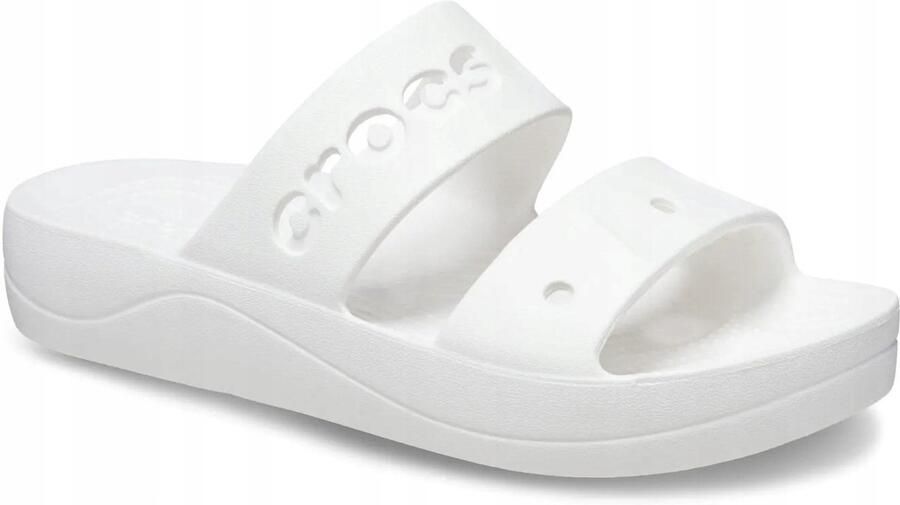 Crocs Baya Platform Sandalen Wit