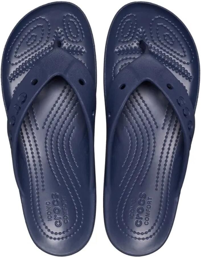 Crocs Baya Platform Slippers Navy