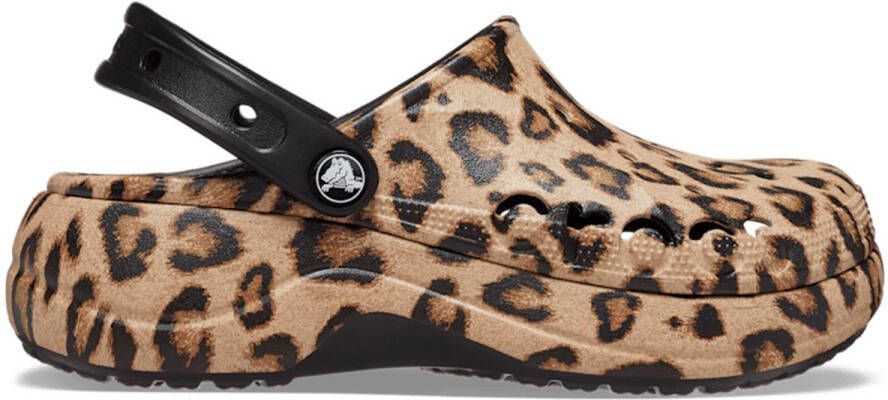 Crocs Baya Printed Clog Black Multi 39 40 US W9