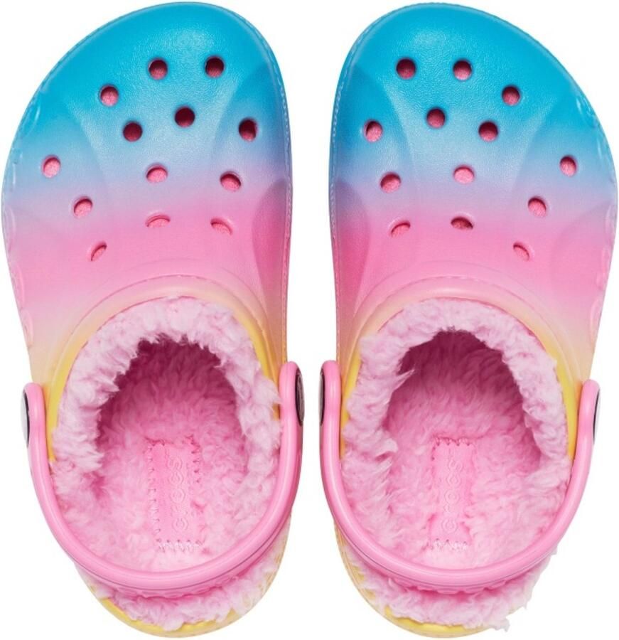 Crocs Baya Printed Gevoerde Clog Roze US J3