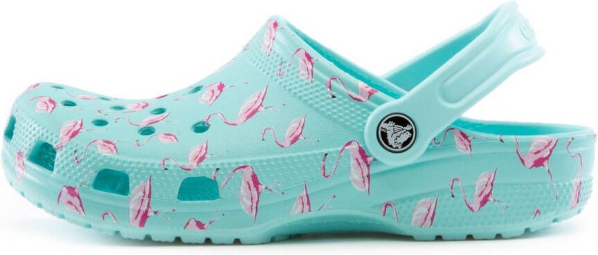 Crocs Baya Seasonal Printed Clog Ice Blue Flamingo M7 W9
