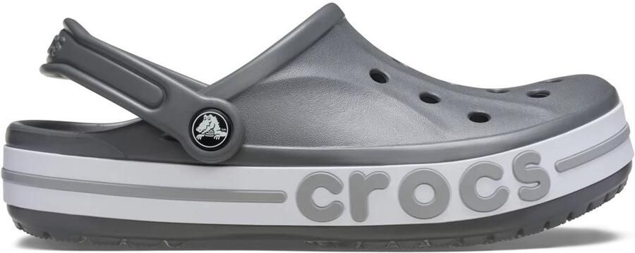 Crocs Bayaband Clog 205089 Unisex Lichtgewicht Comfort Clogs met Ventilatiegaten Grijs