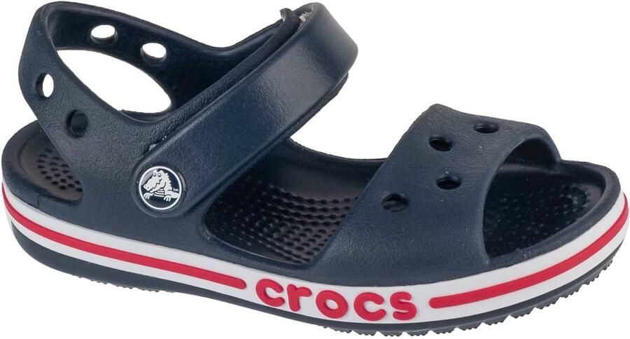 Crocs Bayaband Kinder Sandalen Klittenband Navy Peper Foam