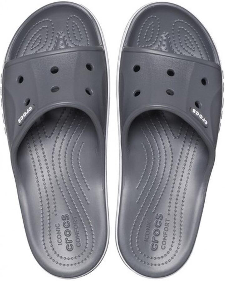 Crocs Bayaband Serie Dames Slippers Slate Grey Croslite Ventilatie