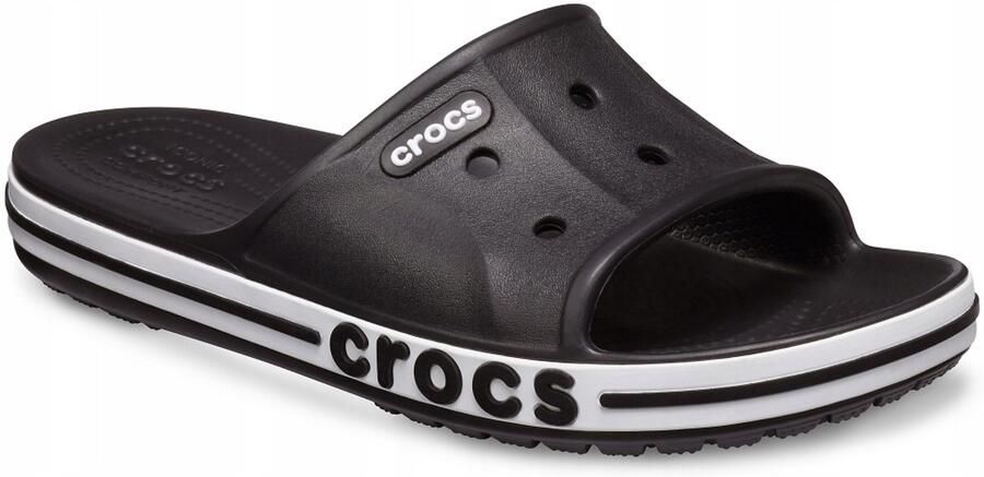 Crocs Bayaband Serie Dames Sportieve Klapki Zwart Wit Croslite™