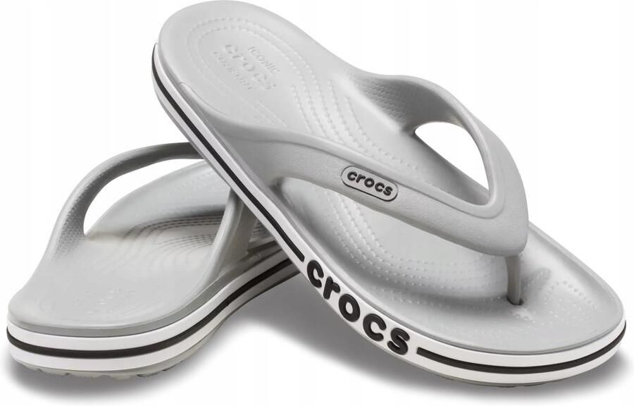 Crocs Bayaband Serie Dames Teenslippers Lichtgrijs