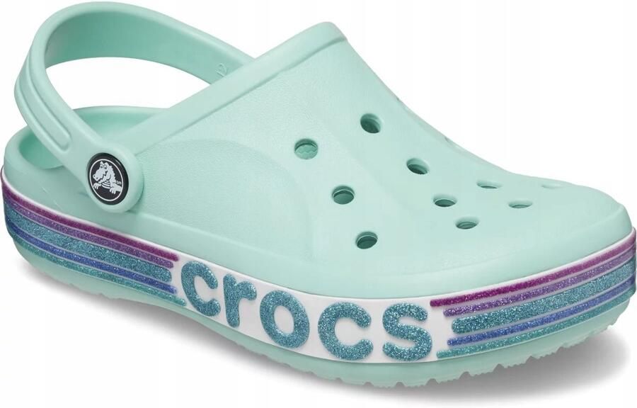 Crocs Bayaband Serie Regenboog Glitter Klompen Kinder Pure Water