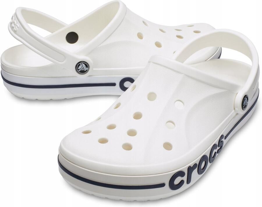 Crocs Bayaband Serie Dames Chodaki Klompen Wit Marine