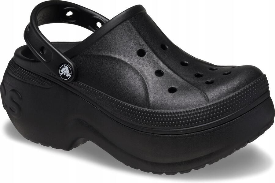 Crocs Bella Serie Dames Clogs Zwart Platform