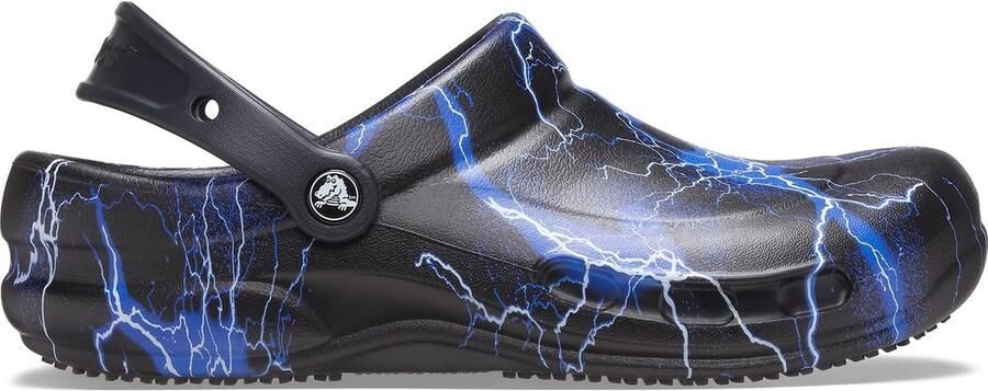 Crocs Bistro Graphic Clog Lightning Bolts M4 W6