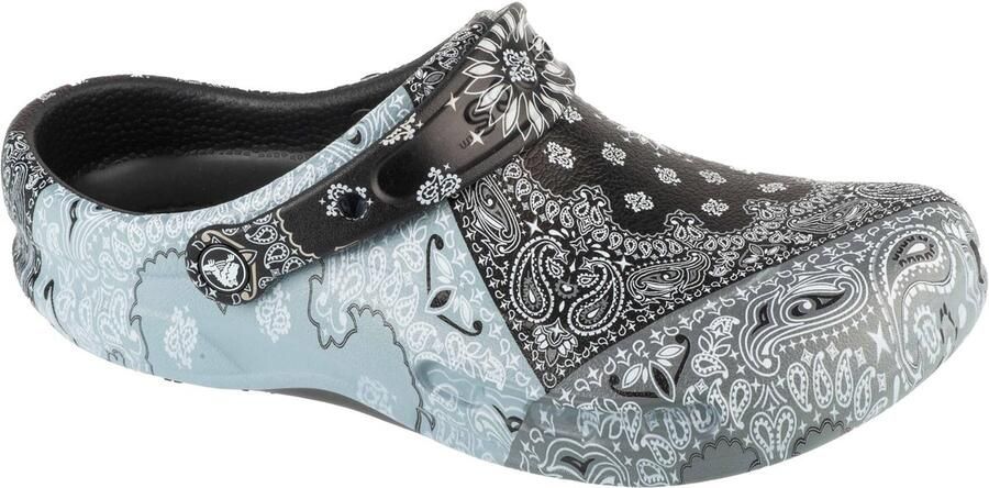 Crocs Bistro Graphic Clog White Black US M12