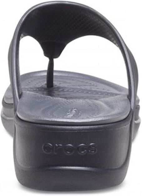 Crocs Boca Wedge Flip Zwart