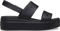Crocs Sandalen met sleehak Sabots Brooklyn 4u noir - Zwart