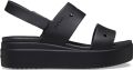 Crocs Sandalen met sleehak Sabots Brooklyn 4u noir - Zwart
