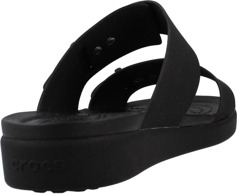 Crocs Brooklyn Buckle Low Dames Sandalen Zwart