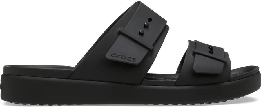 Crocs Brooklyn Buckle Low Slippers Zwart Vrouw