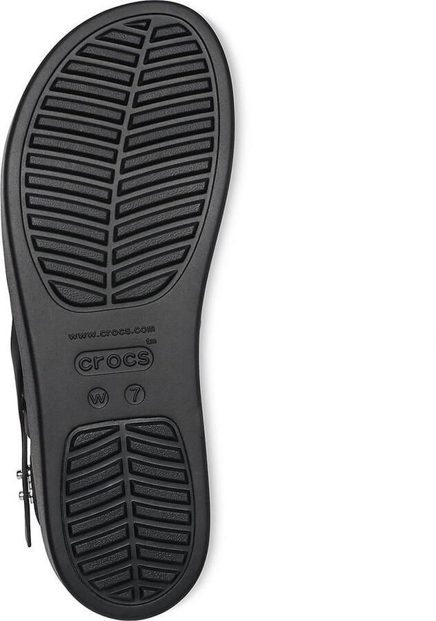 Crocs Brooklyn Dames Sandalen Zwart 45 mm Hak LiteRide Comfort - Foto 4