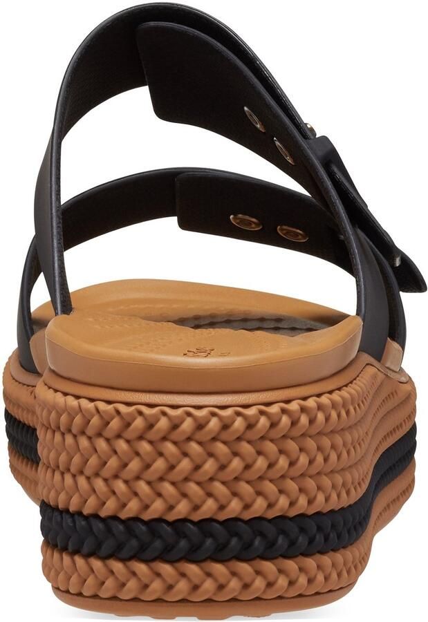 Crocs Brooklyn Damesplatform Sandalen 36-37 Zwarte Gesp