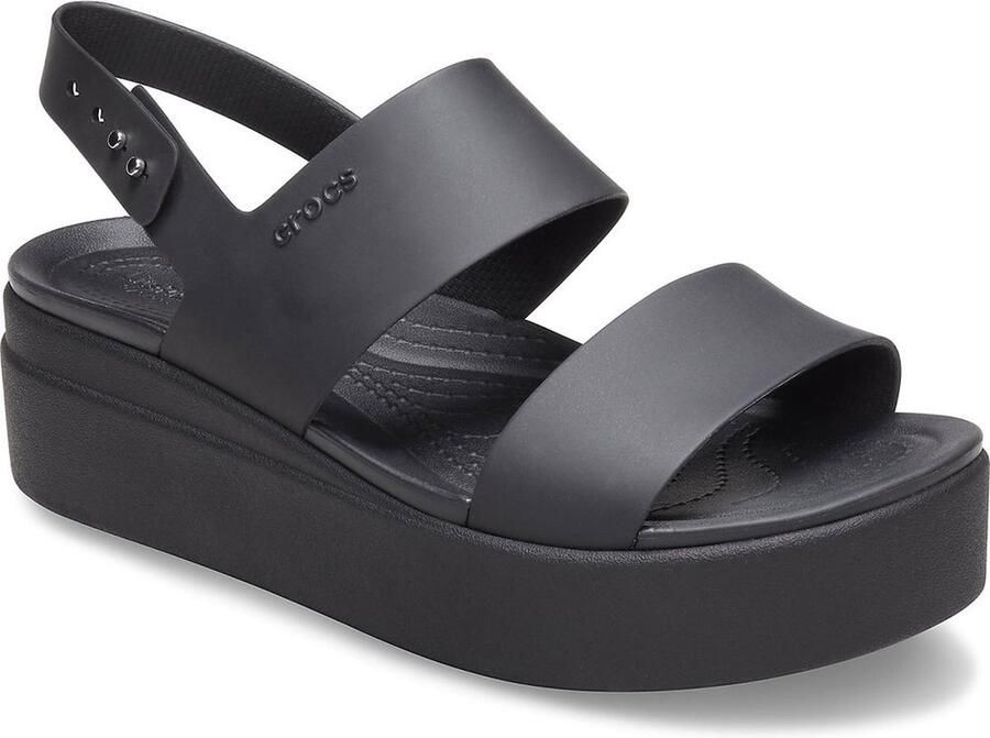 Crocs Sleehaksandaaltjes Brooklyn Low Wedge zomerschoen sandaal sleehak met modieuze plateauzool - Foto 6