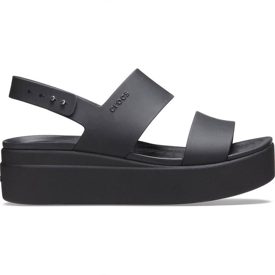 Crocs Sleehaksandaaltjes Brooklyn Low Wedge zomerschoen sandaal sleehak met modieuze plateauzool - Foto 2
