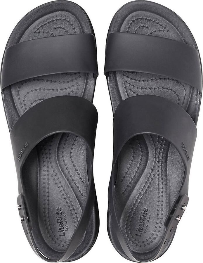 Crocs Sleehaksandaaltjes Brooklyn Low Wedge zomerschoen sandaal sleehak met modieuze plateauzool - Foto 5
