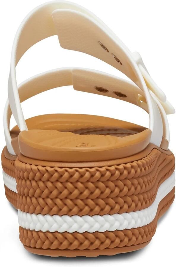 Crocs Brooklyn Platform Sandalen Woven Buckle 41-42 Chalk - Foto 2