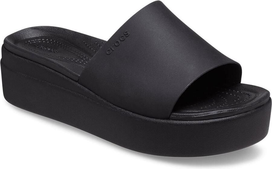Crocs Brooklyn Platform Slide 208728-001 Vrouwen Zwart Slippers - Foto 2