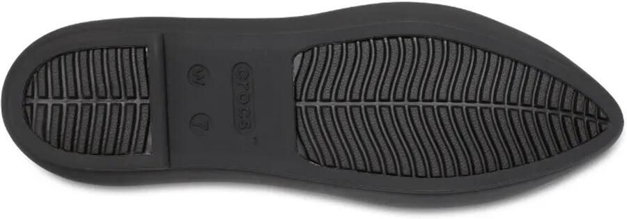 Crocs Brooklyn Pointed Flat Zwart