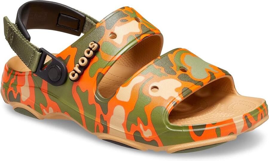 Crocs Classic All Terrain Camo Sandalen Tan Multi US M9 W11