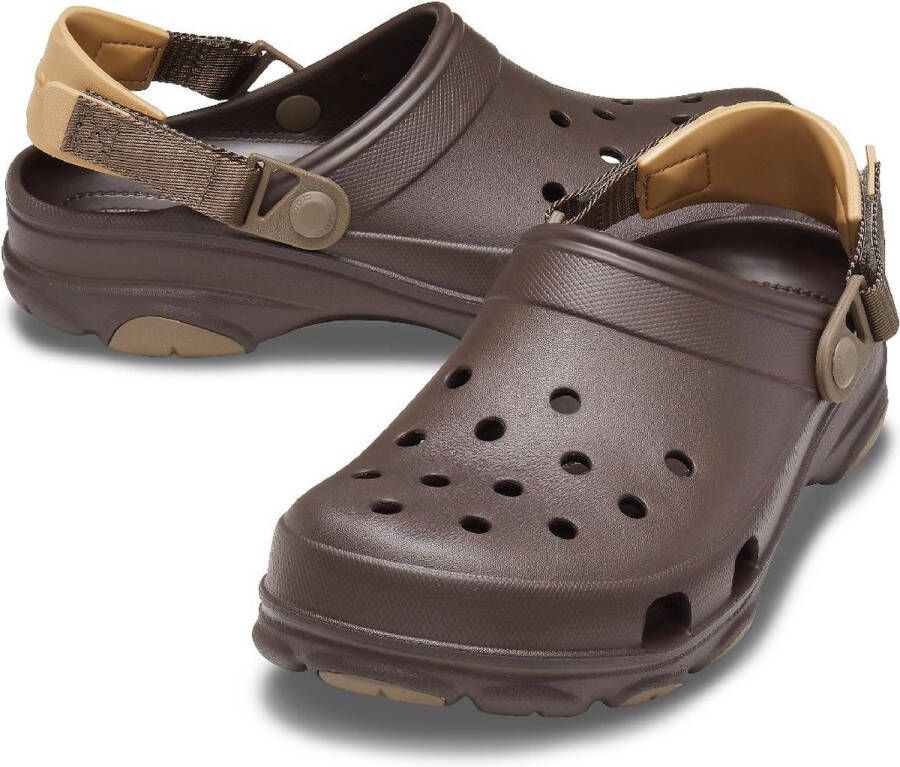 Crocs Classic All Terrain Clog Roomy Fit unisex sandaalpantoffels 206340 bruin