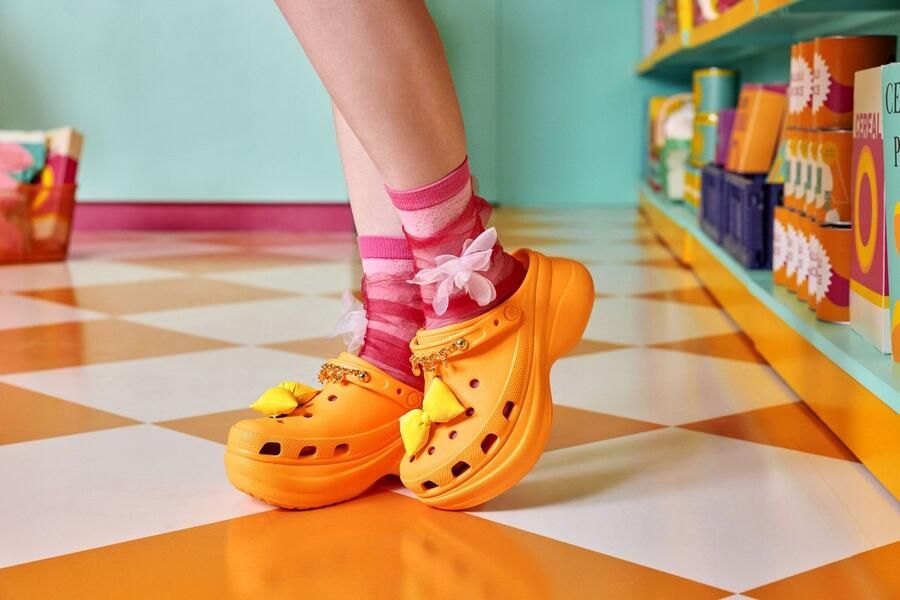 Crocs Classic Bae Plateau Chodak Nightshade W9 I