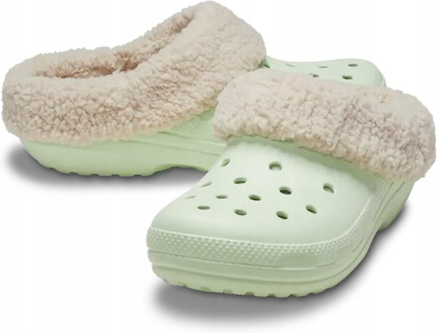 Crocs Classic Blitzen IV Serie Dames Ocieplane Clogs Jade Tint