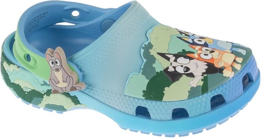 Crocs Classic Bluey Multi Clog T voor een jongen Blauw Slippers