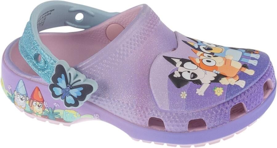 Crocs Classic Bluey Multi Clog T voor meisje Roze Slippers