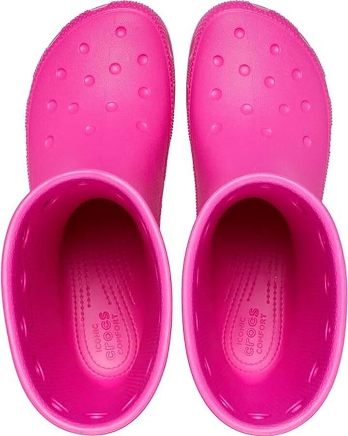 Crocs Kid's Classic Boot Rubberlaarzen maat M3 W5 roze - Foto 3
