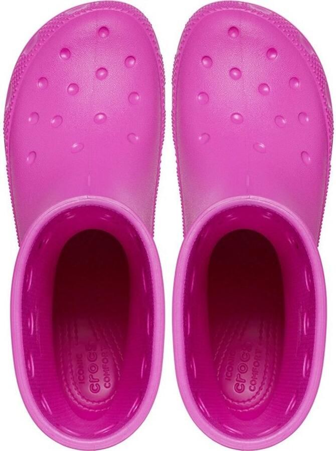 Crocs Kid's Classic Boot Rubberlaarzen maat M3 W5 roze - Foto 4