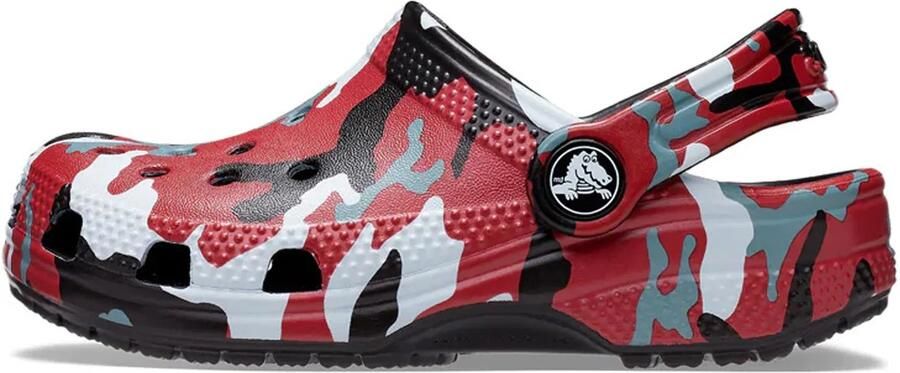 Crocs Classic Camo Clog K Back Red 30 31 US