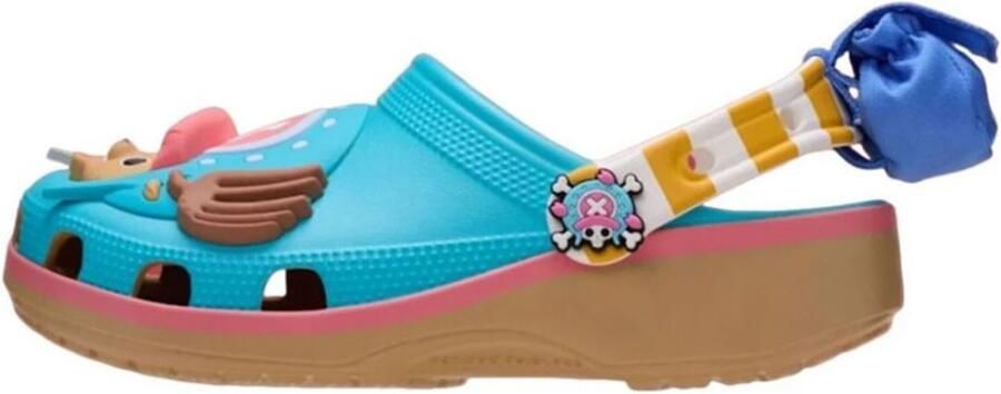 Crocs Klompen Sabots Classic Clog X One Piece Chopper bleu ciel
